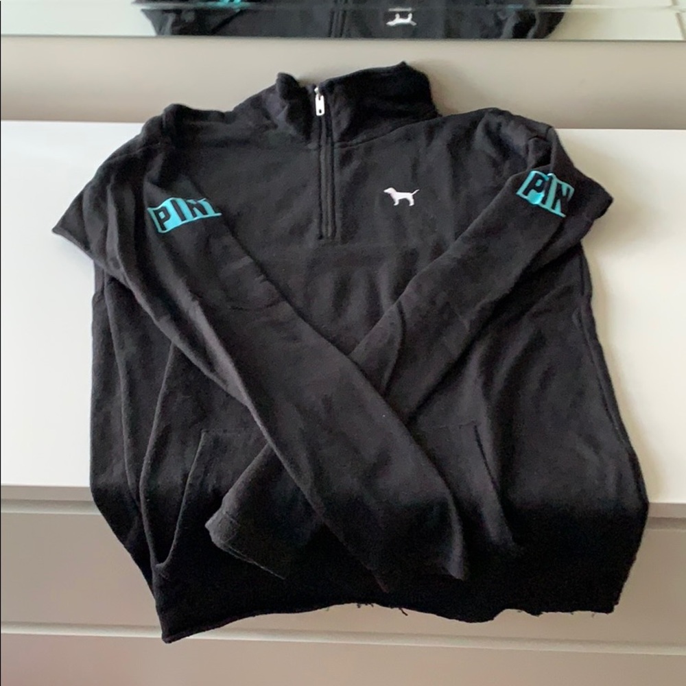 Pink Victoria’s Secret quarter zip